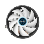 EVESKY  12cm RGB LED CPU Cooler with Dual Copper Heat Pipes Quiet Fan for Desktop Computers - Image 2