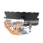 EVESKY  12cm RGB LED CPU Cooler with Dual Copper Heat Pipes Quiet Fan for Desktop Computers - Image 4