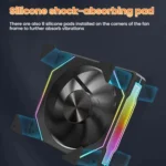4RS 12cm Computer  Case Fan with Infinity Mirror ARGB Thermal Control & Ultra Quiet Cooling - Image 9