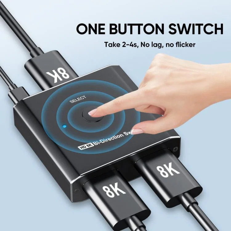 TBD06059123_B4.webp PWAY S6203H 8K 60Hz 2 In 1 Out HDMI-Compatible Two-Way Switcher - Image 5