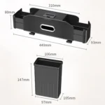 Car Seat Back Multifunctional Storage Box Pouch Phone Holder - Image 3