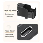 Car Seat Back Multifunctional Storage Box Pouch Phone Holder - Image 4