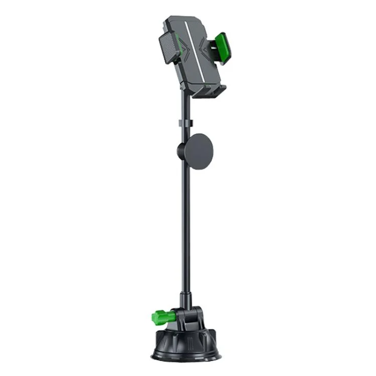 Extended Bendable Hose Car Phone Holder Windshield Dashboard Large Suction Cup Navigation Bracket