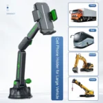 Extended Car Mechanical Arm Telescopic Cell Phone Holder Car Windshield Dashboard Large Suction Cup Navigation Mount - Image 4