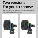 For IPhone 12-16 Cell Phone Car Magnetic Wireless Charger Car Air Vent Holder Fast Charger - Image 14