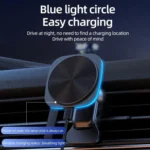 For IPhone 12-16 Cell Phone Car Magnetic Wireless Charger Car Air Vent Holder Fast Charger - Image 7
