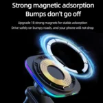 For IPhone 12-16 Cell Phone Car Magnetic Wireless Charger Car Air Vent Holder Fast Charger - Image 9