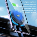 For IPhone 12-16 Cell Phone Car Magnetic Wireless Charger Car Air Vent Holder Fast Charger - Image 10