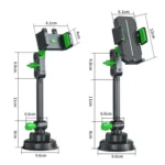 Car Powerful Suction Cup Cell Phone Holder Front Glass Navigation Mount - Image 3