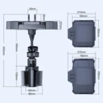 Car 360 Degree Rotating Dining Tray Auto Adjustable Cell Phone Holder - Image 10