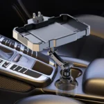 Car 360 Degree Rotating Dining Tray Auto Adjustable Cell Phone Holder - Image 2