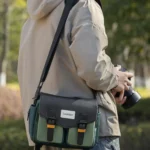Shoulder Camera Bag Multi-functional Casual Color Clash Lightweight Storage Bag - Image 12