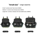 Shoulder Camera Bag Multi-functional Casual Color Clash Lightweight Storage Bag - Image 3