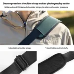 Shoulder Camera Bag Multi-functional Casual Color Clash Lightweight Storage Bag - Image 6