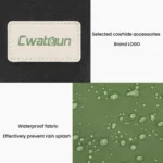 Shoulder Camera Bag Multi-functional Casual Color Clash Lightweight Storage Bag - Image 10