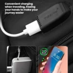 Men Business Anti-Theft Laptop Backpack With USB Charging Port, Reflective Strips & TSA Lock - Image 10