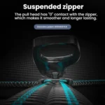 Men Expandable Waterproof Lightweight Laptop Backpack With Floating Zipper - Image 8