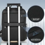 Men Expandable Waterproof Lightweight Laptop Backpack With Floating Zipper - Image 9