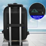 Tigernu T-B9152A 15.6-inch Men Hardshell Waterproof Backpack with Dry/Wet Separated Compartment & Air-Cushioned Shockproof Laptop Sleeve - Image 10