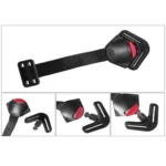 Universal Car Child Safety Seat Accessories Standard Five-Point Snap-Clad With Lock Buckle ISOFIX Interface - Image 2