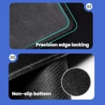 Keyboard Shortcut Desk Mat Mouse Pad Non-Slip Office Desk Pad With Computer Commands - Image 6