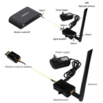 EDUP EP-AB007 2.4G Band SMA Head Remote Control Wifi Router Two-Way Signal Amplifier Extension Booster - Image 6