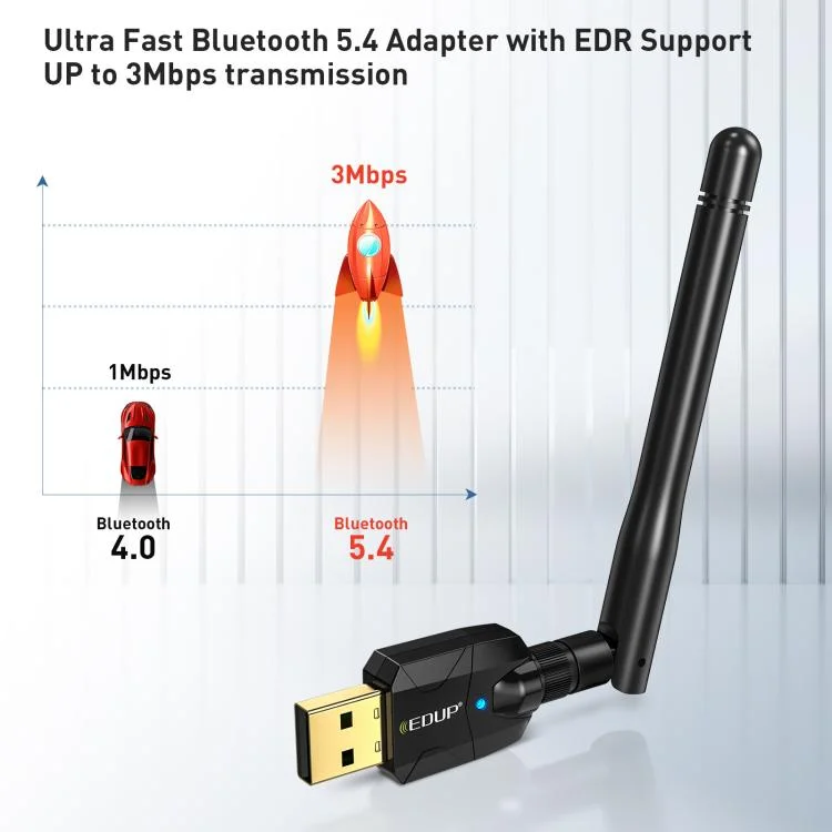 TBD06059570_2.webp EDUP USB Bluetooth Adapter 5.4 Transmitter Audio Receiver Module - Image 3