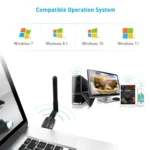 EDUP USB Bluetooth Adapter 5.4 Transmitter Audio Receiver Module - Image 4