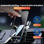 Leeioo Gravity Linkage Air Outlet Clip-on Car Mobile Phone Holder - Image 2