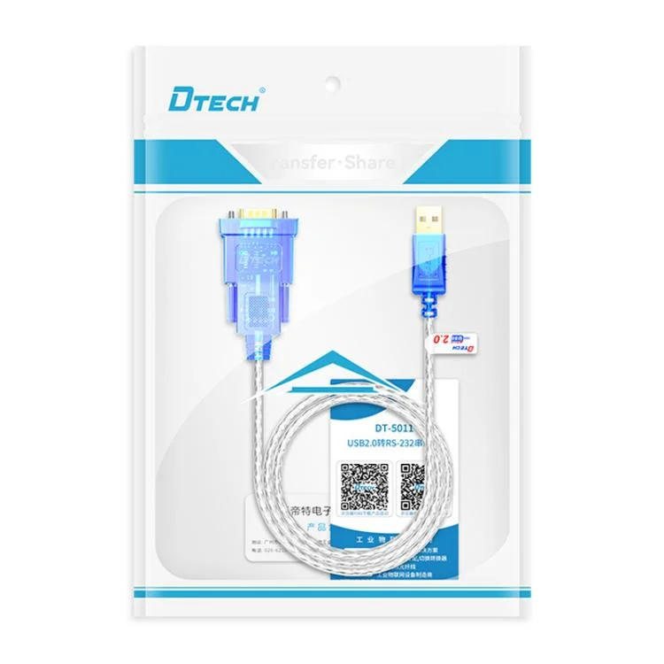 TBD06059673_B10.webp DTECH  DT-5011 USB 2.0 to RS232 Serial Adapter Cable, FT232 & ZT213 Dual-Chip with LED Indicator - Image 11