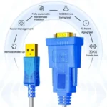 DTECH  DT-5011 USB 2.0 to RS232 Serial Adapter Cable, FT232 & ZT213 Dual-Chip with LED Indicator - Image 8