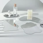 Acrylic Mirror Reflective Tray Display Jewelry Photo Props Photography Background Decoration - Image 3