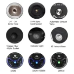 Sea Frogs SF-01  100M/328FT Underwater Strobe For Diving Photography - Image 6