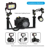 Sea Frogs SL-21 3500 Lumen 40m/130ft Waterproof Video Light For Diving Photo - Image 5