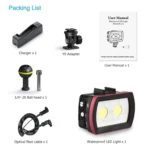 Sea Frogs SL-21 3500 Lumen 40m/130ft Waterproof Video Light For Diving Photo - Image 9