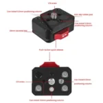 V-Mount Quick Release Plate Quick Release Kit Sports Camera Mount - Image 4