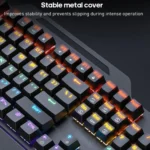 USB Wired RGB Mechanical Metal Gaming Keyboard - Image 4