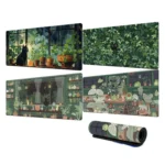 Frog Mouse Pad Cute Green Desk Mat With Non-Slip Rubber Base  For Computer Laptop - Image 2