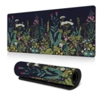 Flowers and Trees Themed Mouse Pad Desk Mat For Office/Gaming