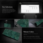 Flowers and Trees Themed Mouse Pad Desk Mat For Office/Gaming - Image 3