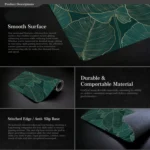 Flowers and Trees Themed Mouse Pad Desk Mat For Office/Gaming - Image 4