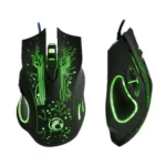 Wired Hovering Illuminated Gaming Keyboard Mouse Headset Set - Image 3