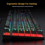 Wired Hovering Illuminated Gaming Keyboard Mouse Headset Set - Image 6