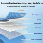 Car Honeycomb Gel Seat Cushion Breathable Ice Silk Cushion - Image 5