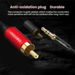 VEGGIEG 3.5mm 3.5 To 2RCA Audio Cable Cell Phone Computer Speaker Connection Cable - Image 9