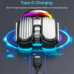 IMICE T800 Rechargeable Bluetooth Dual Mode Wireless Gaming Mice RGB Lighting Plating Mouse - Image 6