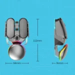 IMICE T800 Rechargeable Bluetooth Dual Mode Wireless Gaming Mice RGB Lighting Plating Mouse - Image 9