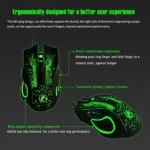 iMICE X9 USB Gaming Optical Wired Mouse - Image 3