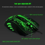 iMICE X9 USB Gaming Optical Wired Mouse - Image 4