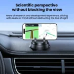 Car Navigation Stand Car Phone Holder 360 Rotating Powerful Adsorption Dashboard Multifunctional Phone Holder - Image 12